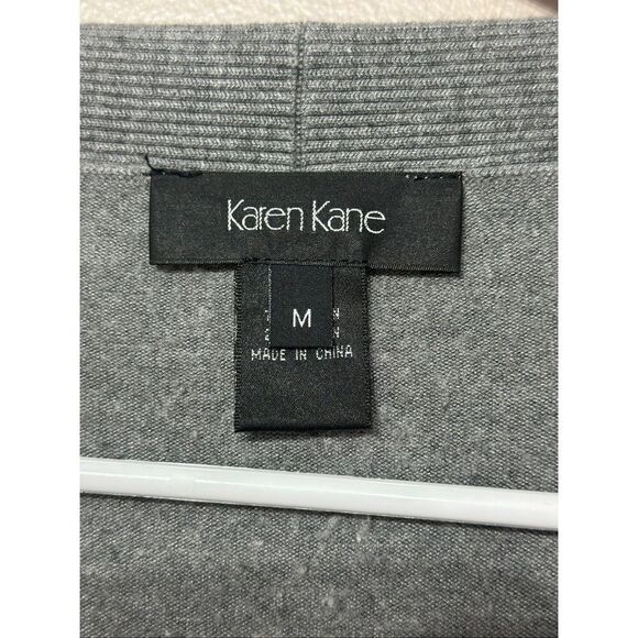NWOT Karen Kane Ribbed Drape Open Front Cardigan Women's Medium - Picture 5 of 11